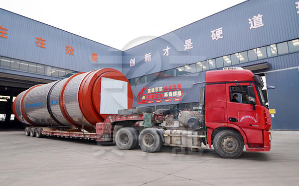 食用菌渣烘干機發(fā)貨現場